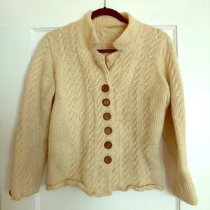 Handmade Sheep’s Wool Cardigan Sweater
